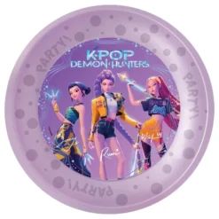 Plasttallerkener K-pop Demon Hunters™ Genanvendelige