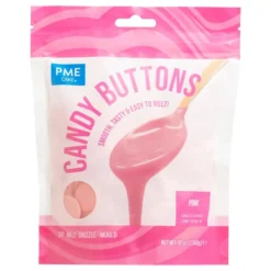 PME Candy Buttons Lyserød