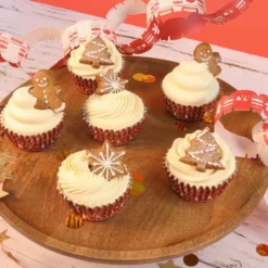 PME Muffinsforme med folie og julemotiv