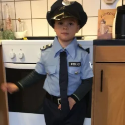 Politi Officer Børnekostume