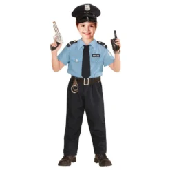 Politi Officer Børnekostume