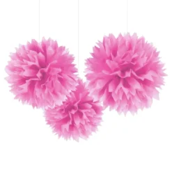 Pom-Poms Lyserød Loftsdekoration