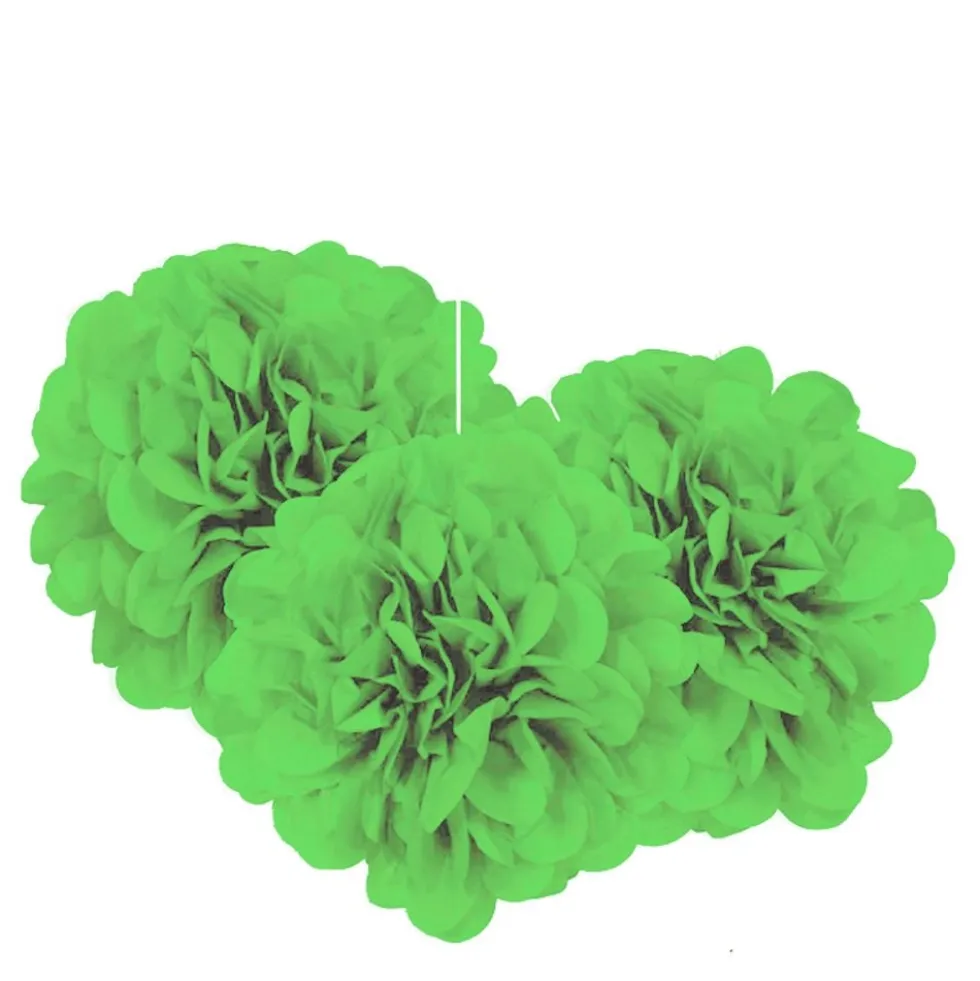 Pompon Mini Limegrøn Hængende Dekoration