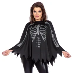 Poncho Skelet med Glimmer