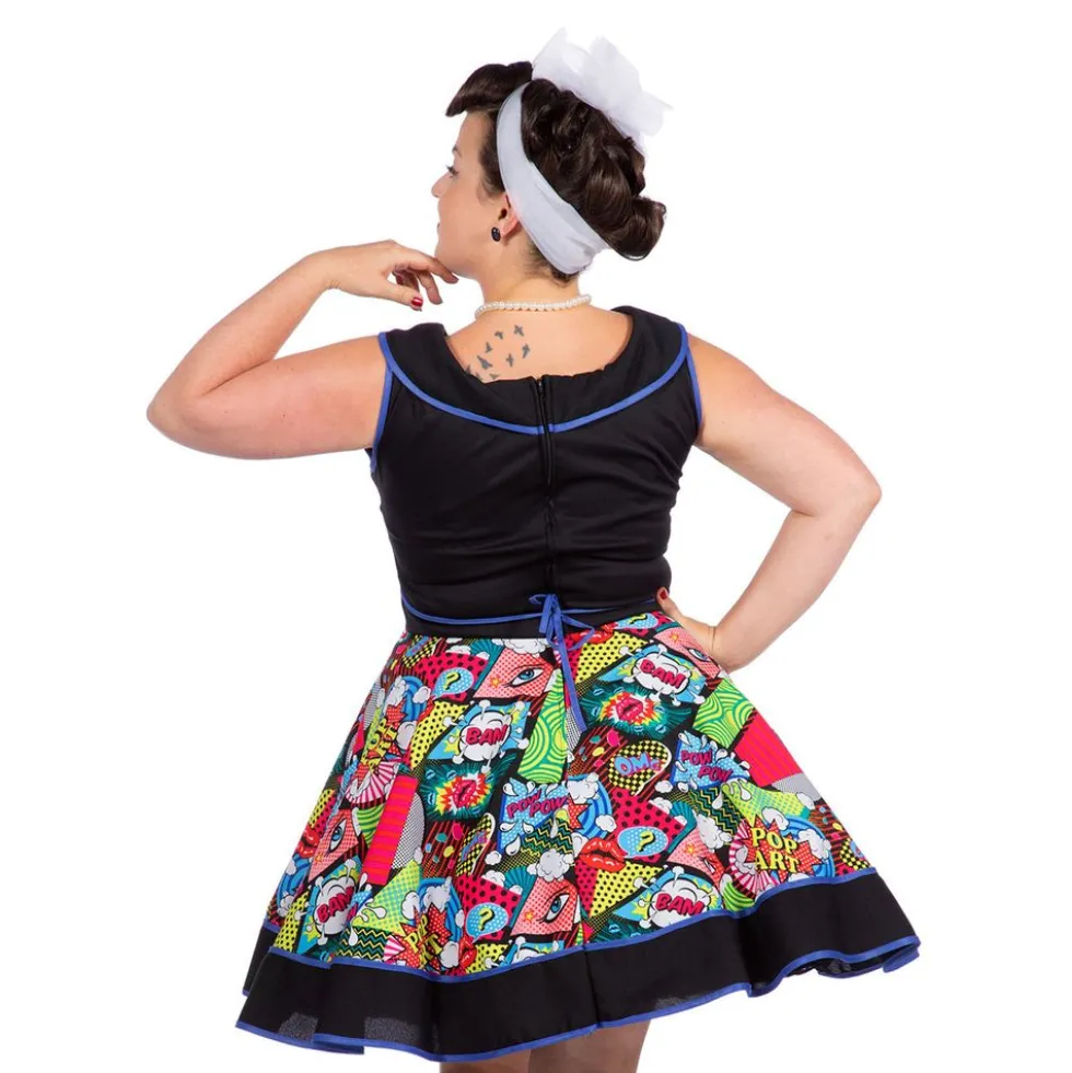Pop-Art Kjole Kostume