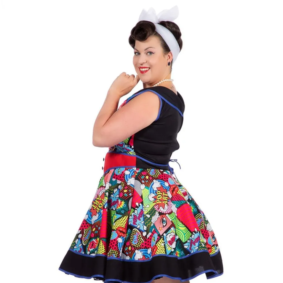 Pop-Art Kjole Kostume