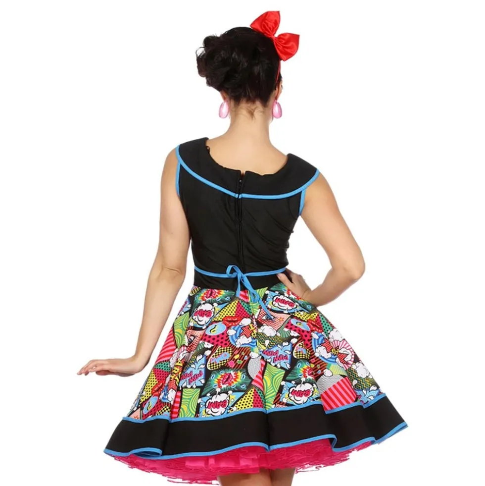 Pop-Art Kjole Kostume