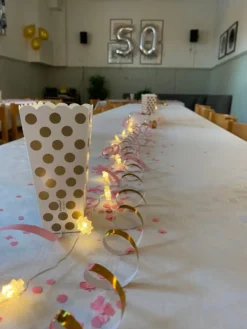 Popcornbægre Guld Prikkede