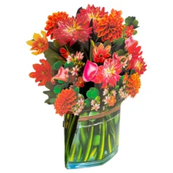 Pop Up-Kort Blomster