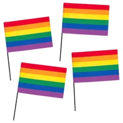 Prideflag på Pind