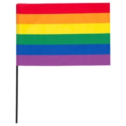 Prideflag på Pind
