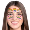 Pride Glitter Selvklæbende Makeup