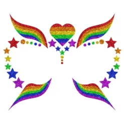 Pride Glitter Selvklæbende Makeup