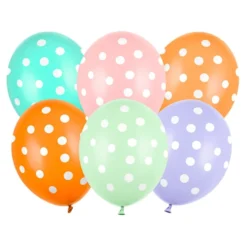 Prikkede Balloner Pastelmix