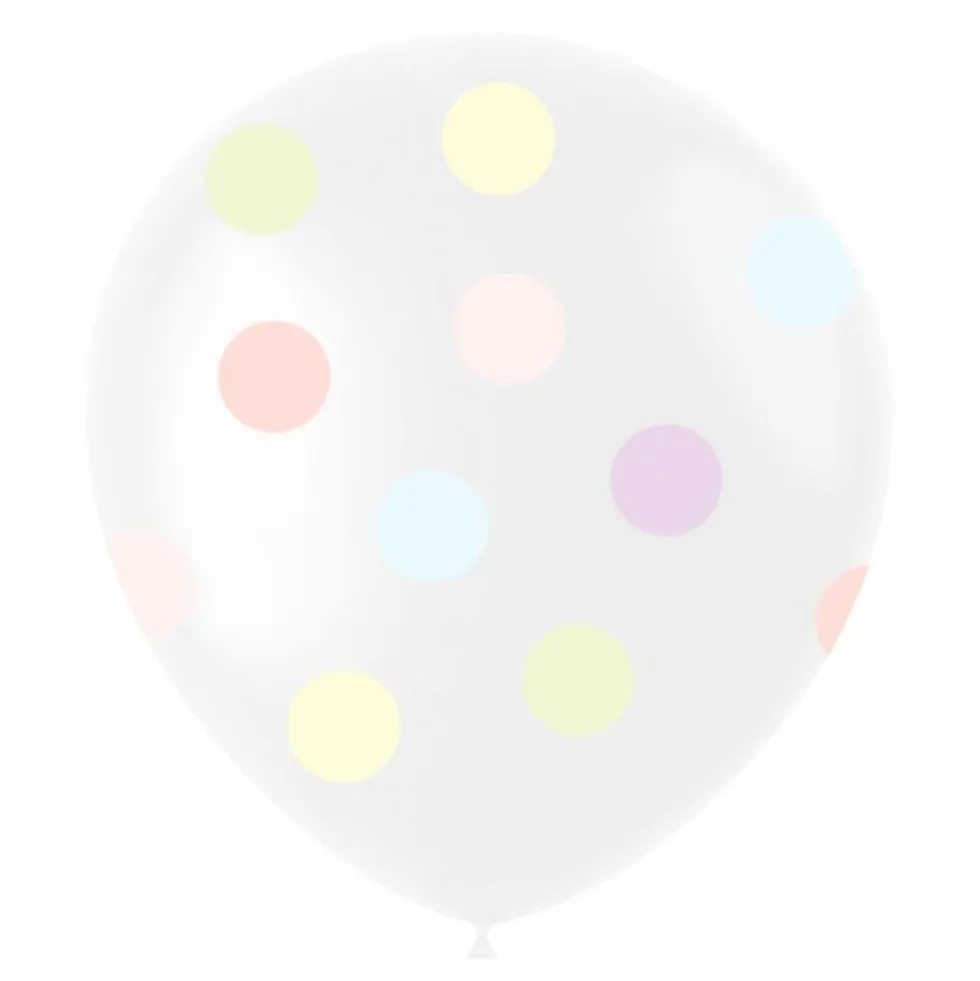 Prikkede Pastelballoner