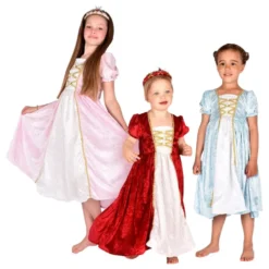 Prinsessekjole Fløjlslyseblå Børn