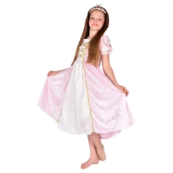 Prinsessekjole Fløjlslyserød Børn