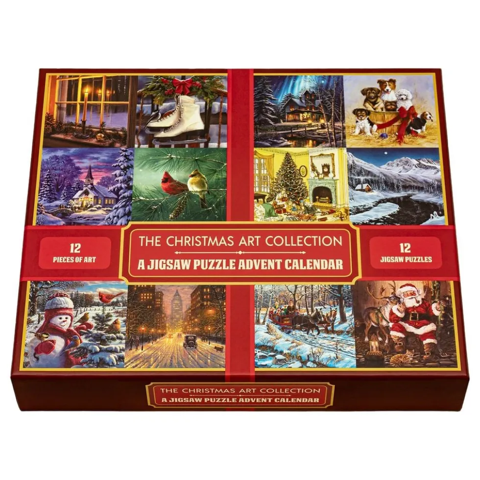 Puslespil Christmas Art Collection Julekalender
