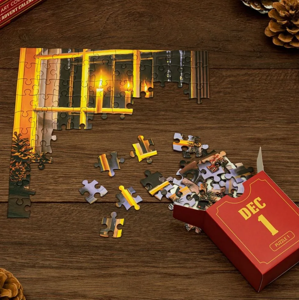 Puslespil Christmas Art Collection Julekalender