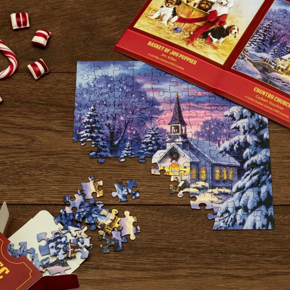 Puslespil Christmas Art Collection Julekalender