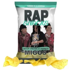 RAP Snacks Migos Sour Cream With A Dab Of Ranch