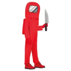 Rød Astronaut Børnekostume