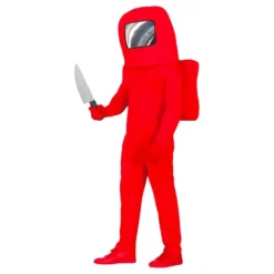 Rød Astronaut Teen Kostume
