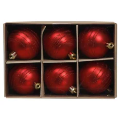 Røde Julekugler