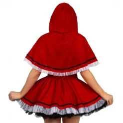 Rødhætte Kjole Deluxe Kostume