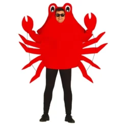 Rød Krabbe Kostume