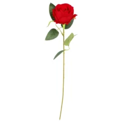 Rød Rose i Plastik