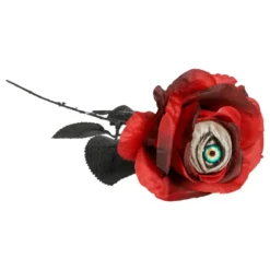 Rød Rose med Øje