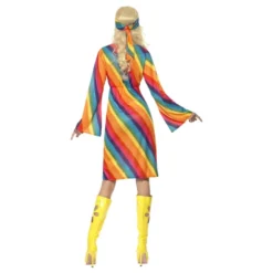 Regnbue Hippie Kostume
