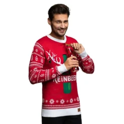 Reinbeer Rød LED Juletrøje