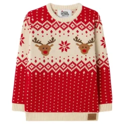Retro Rensdyr Juletrøje