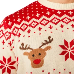 Retro Rensdyr Juletrøje