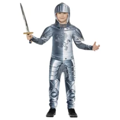 Ridder med Rustning Børnekostume