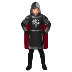 Ridder Sort Børnekostume