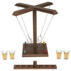 Ring Toss Shotspil i Træ