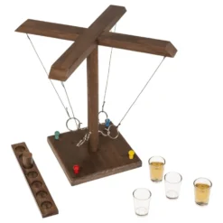 Ring Toss Shotspil i Træ