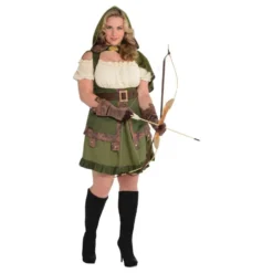 Robin Hoodie Kjole Plus Size Kostume ​