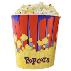 Runde popcornbægre
