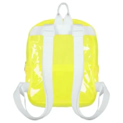 Rygsæk Transparent Neongul