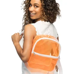 Rygsæk Transparent Neonorange