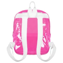 Rygsæk Transparent Neonpink