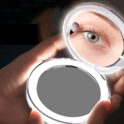 Sammenklappeligt LED Makeupspejl