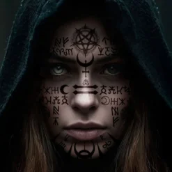 Satanisk Ansigtstatovering