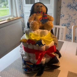 Satinbånd Mørkeblå