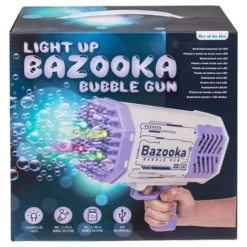 Sæbeboblebazooka med LED