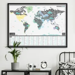 Scratch Map Bandeord